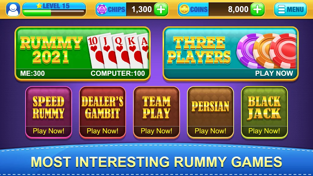 Rummy - Gin Rummy Card Games Ekran Görüntüsü 1