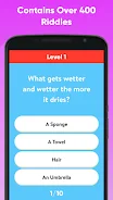Riddle Quiz With Answers Screenshot 1