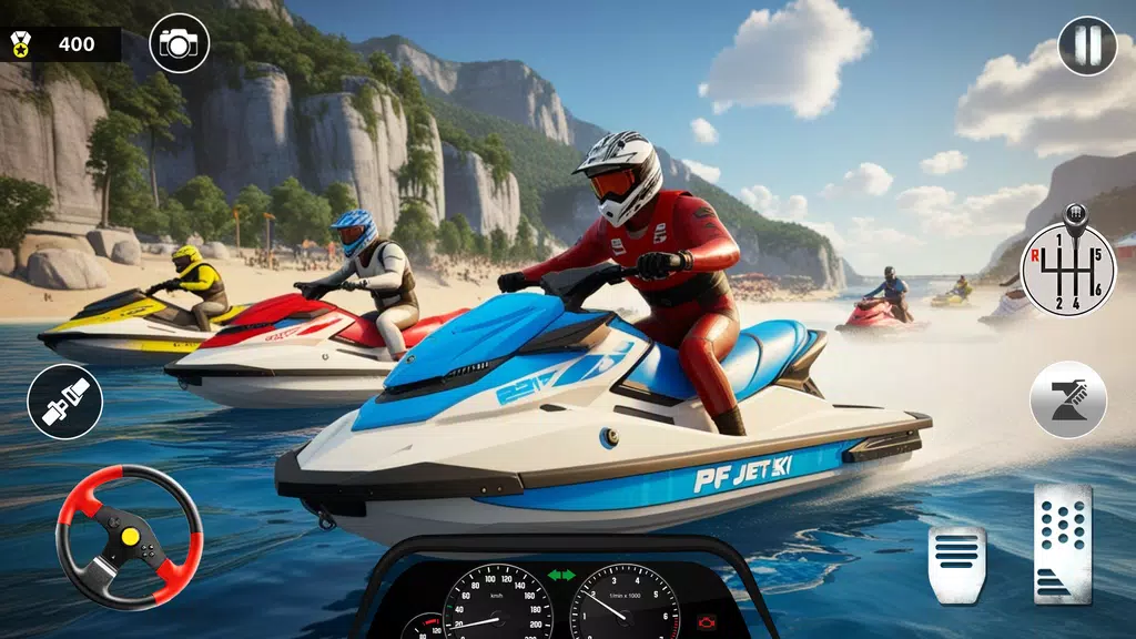 Super Jet Ski 3D Offline Game Ekran Görüntüsü 1