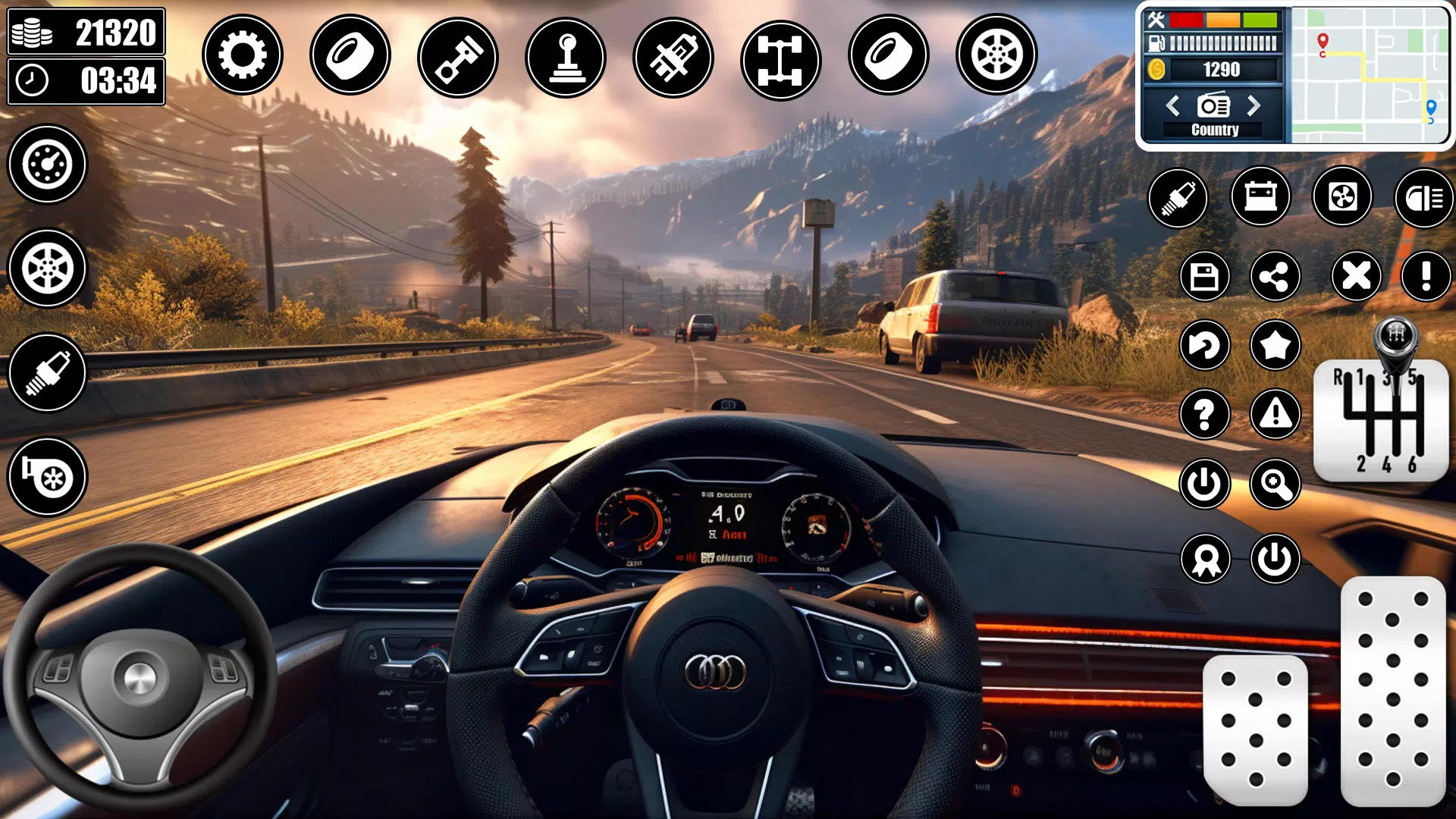 Real Car Driving School Games Скриншот 3