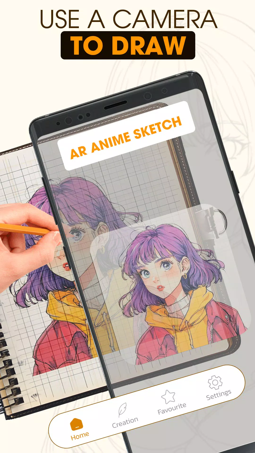 AR Anime Sketch: Trace & Draw Screenshot 2