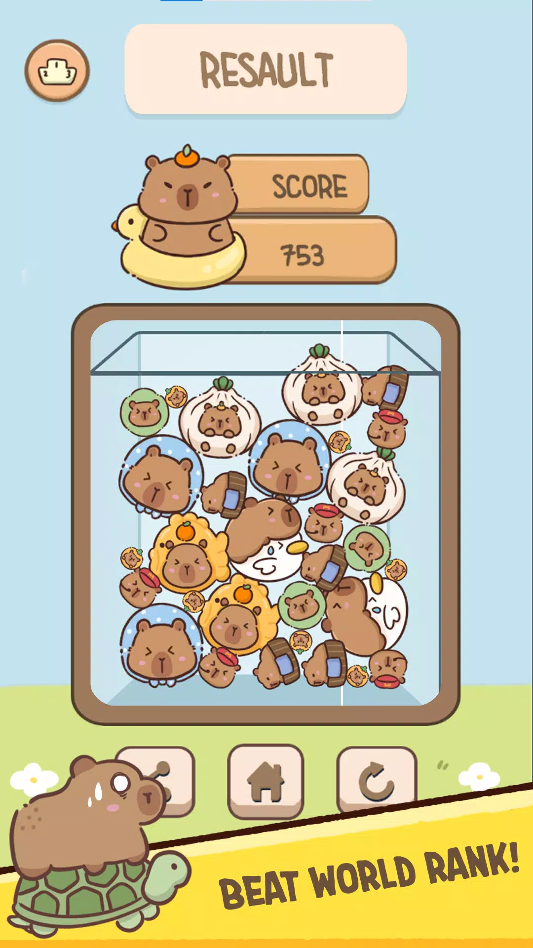 Schermata Capybara Merge 2