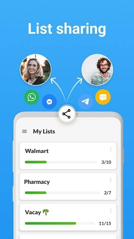 Listonic 計算機能付き 買い物リスト スクリーンショット 1