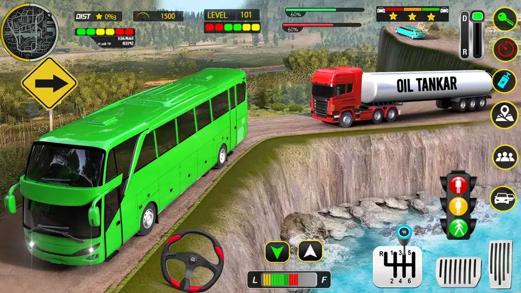 Coach Bus 3D Driving Games Ảnh chụp màn hình 4