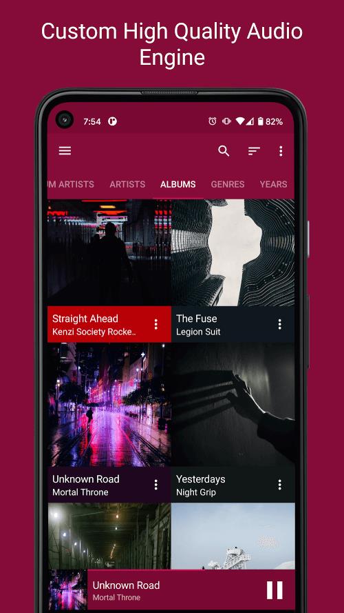 GoneMAD Music Player ภาพหน้าจอ 2