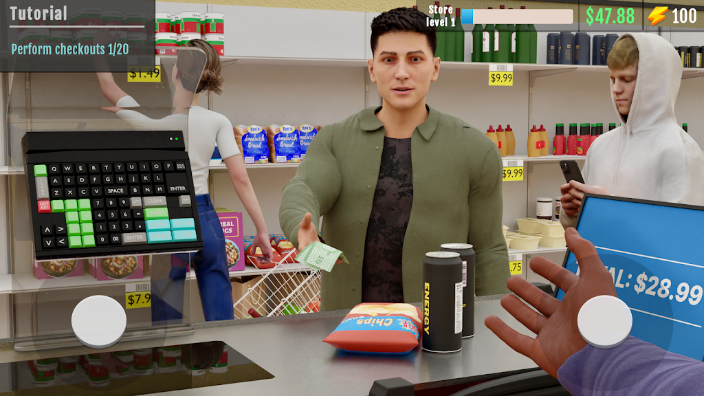 Supermarket Simulator 3D Store Schermafbeelding 3