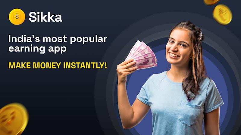 Money Earning App online Sikka Captura de pantalla 1