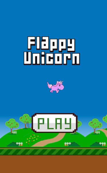 Flappy Unicorn Schermafbeelding 1