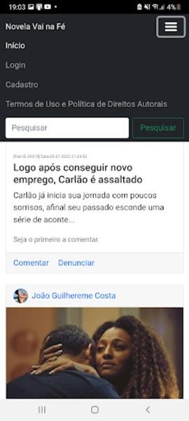 Novela Cara e Coragem ဖန်သားပြင်ဓာတ်ပုံ 3