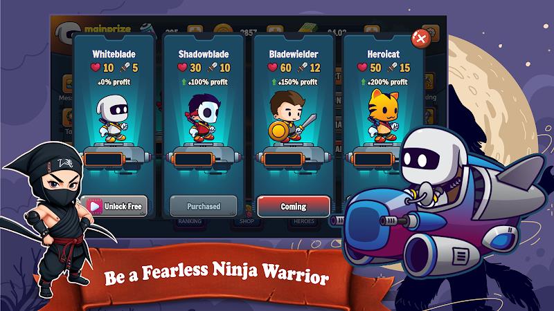 Ninja Boss Hunter - Earn Money ဖန်သားပြင်ဓာတ်ပုံ 1