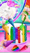 Rainbow Unicorn Cake Captura de tela 2