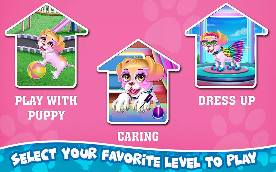 Fluffy Puppy Play and Care Capture d'écran 2