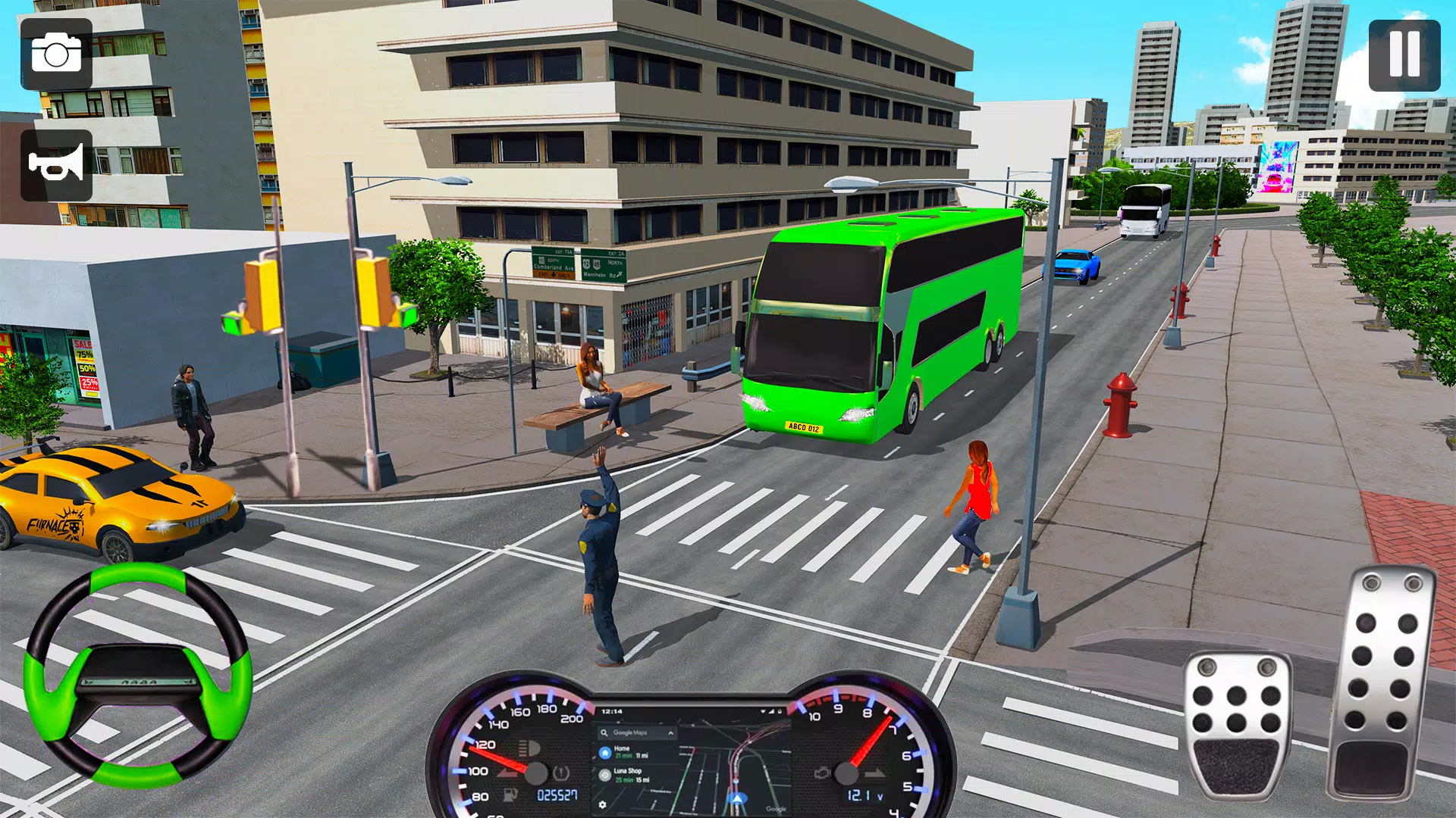 Coach Bus Games Bus Simulator Captura de pantalla 1
