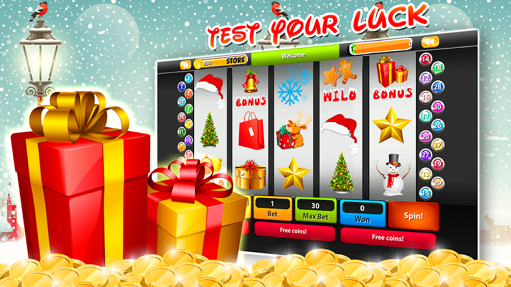 Christmas Slots Casino ဖန်သားပြင်ဓာတ်ပုံ 1