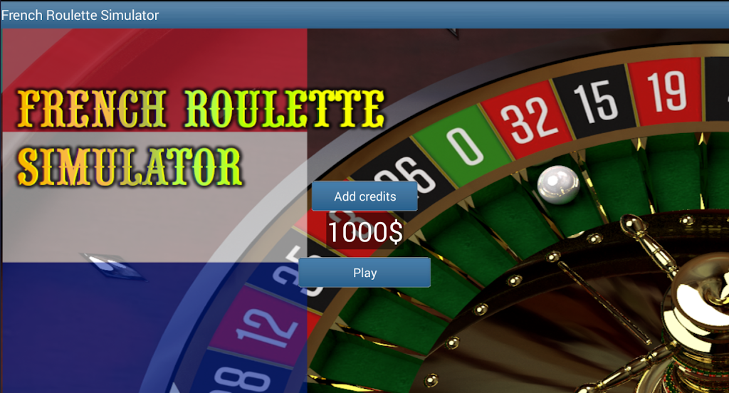 French Roulette Simulator Schermafbeelding 1