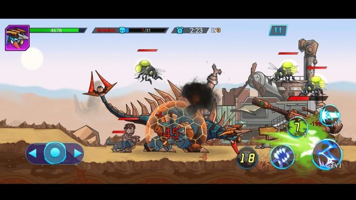 Mech War: Jurassic Dinosaur ဖန်သားပြင်ဓာတ်ပုံ 4