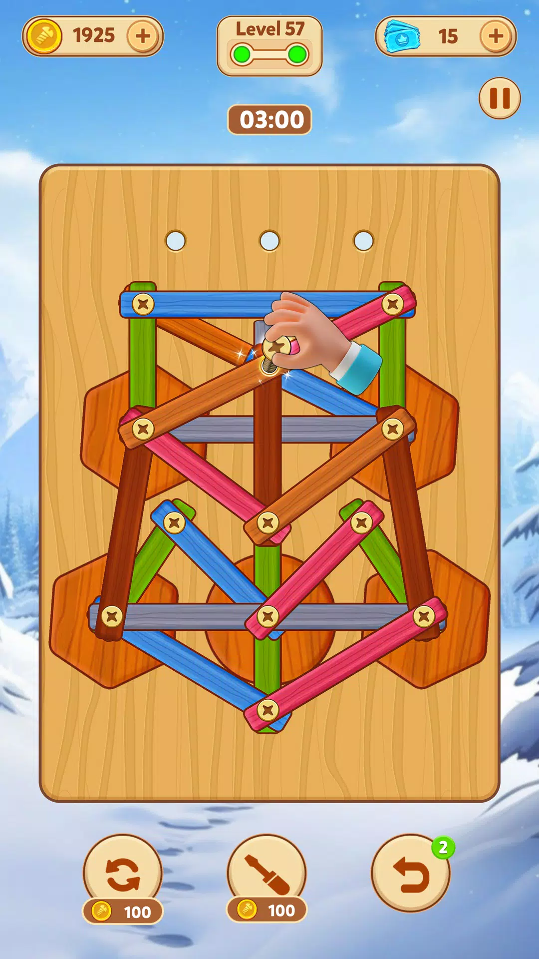 Unscrew Puzzle - Nuts & Bolts Captura de pantalla 3
