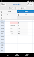 Simple Spreadsheet Captura de pantalla 3