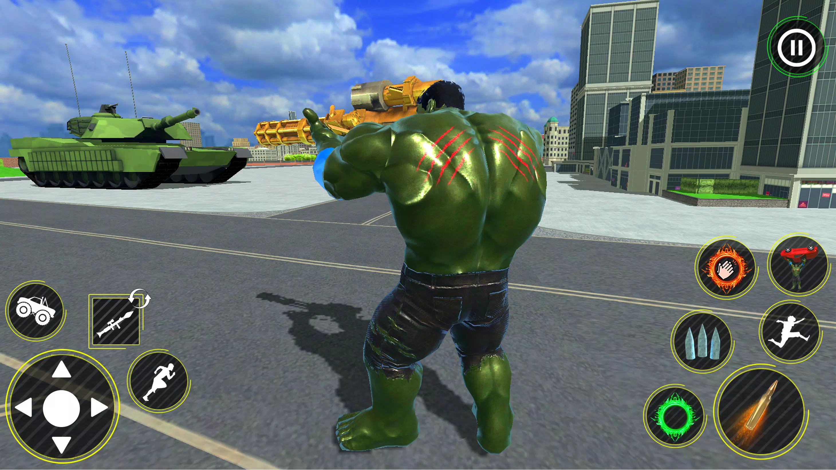 Incredible Monster Hero 3D War スクリーンショット 3