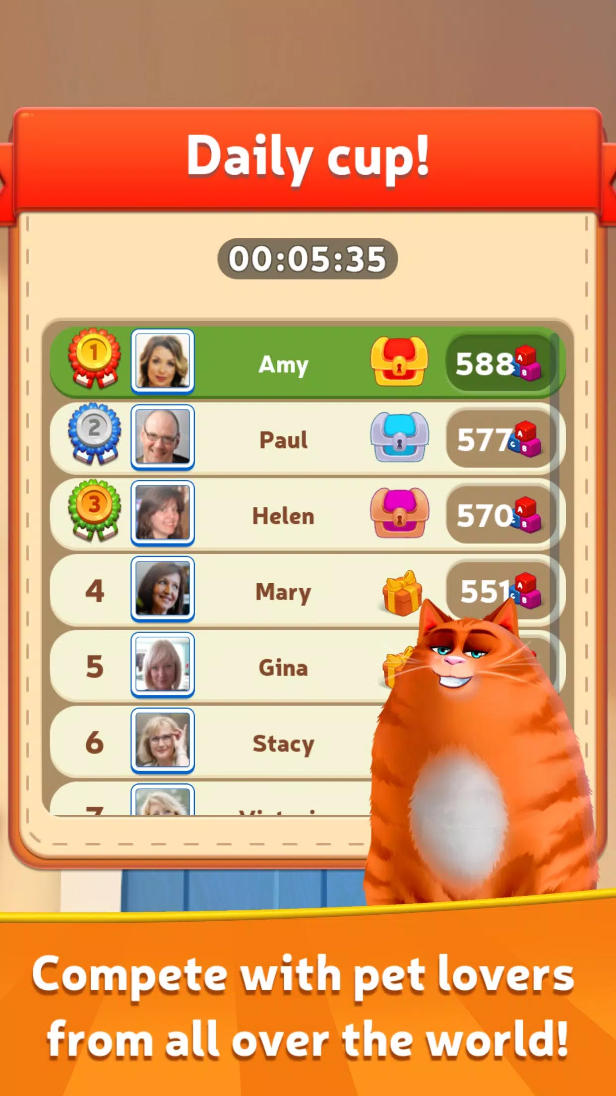 Kitty Scramble: Word Game应用截图第4张