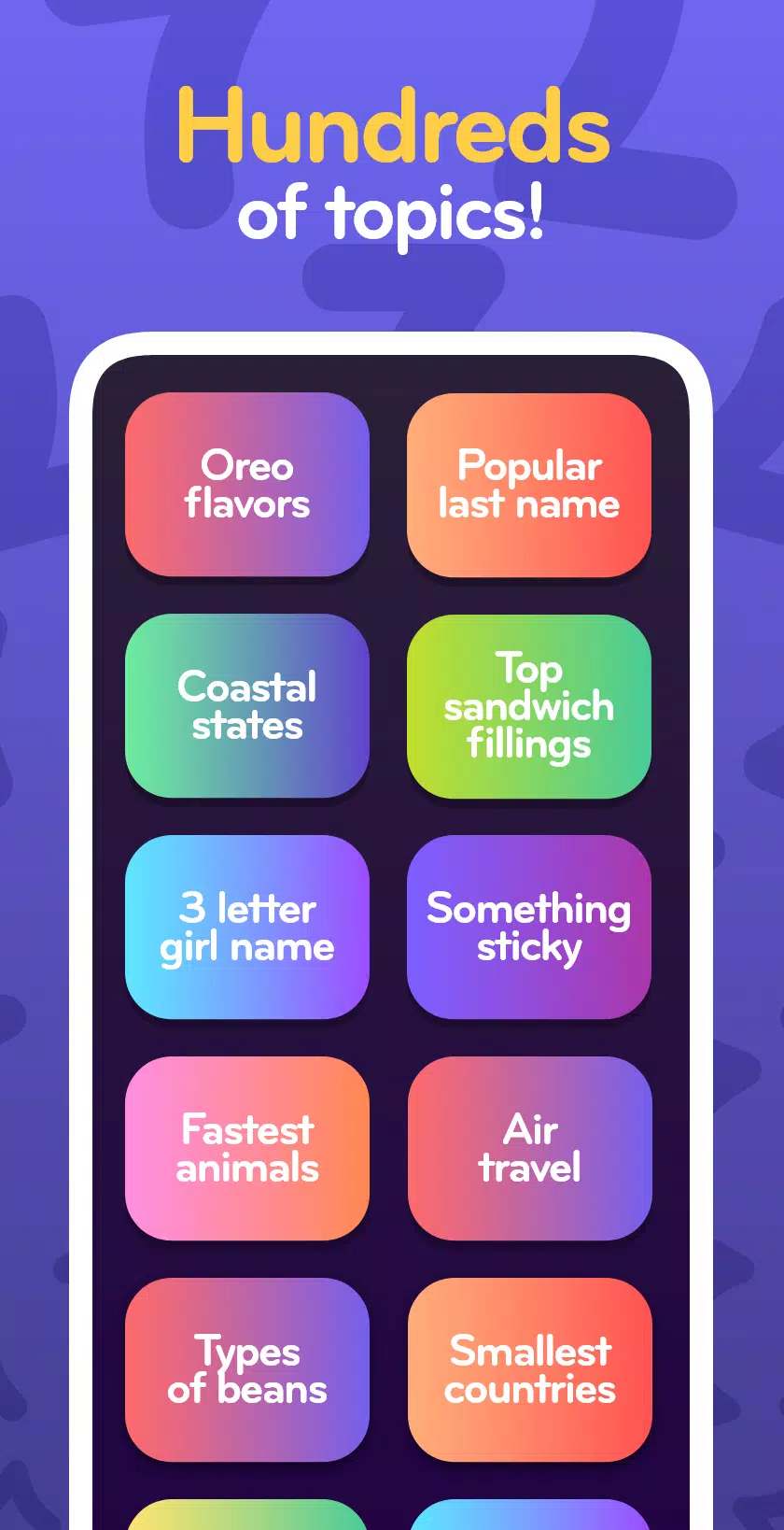 Top 7 - family word game應用截圖第4張