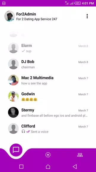 For 2 - Dating Messaging App Скриншот 4