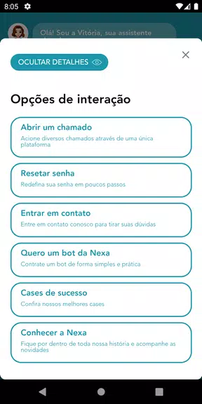 Vitória - Assistente Virtual N Ảnh chụp màn hình 3