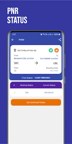 Train Ticket Booking App Zrzut ekranu 2