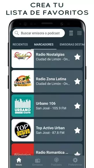 Radios de Costa Rica Online Schermafbeelding 3