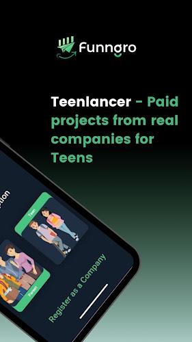 Funngro:Teens earn- Freelancer ภาพหน้าจอ 3