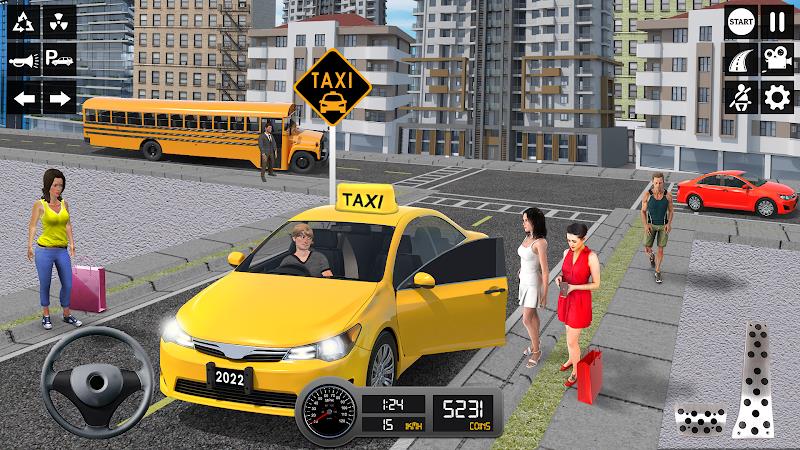 Taxi Simulator 3d Taxi Sim Schermafbeelding 4