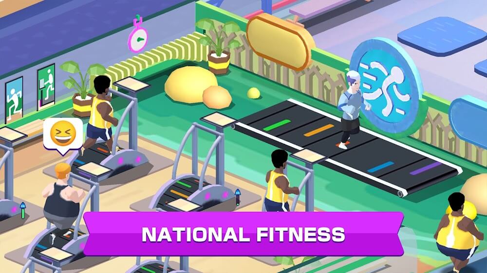 Fitness Club Tycoon Mod Ảnh chụp màn hình 1