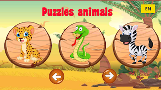 Puzzle animals for kids Capture d'écran 1