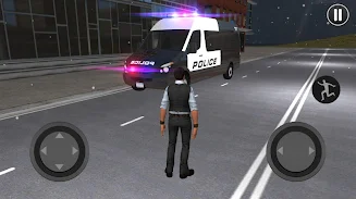 American Police Van Driving Capture d'écran 2