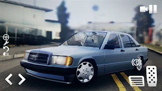 Mercedes 190E: Crime City Ride Screenshot 1