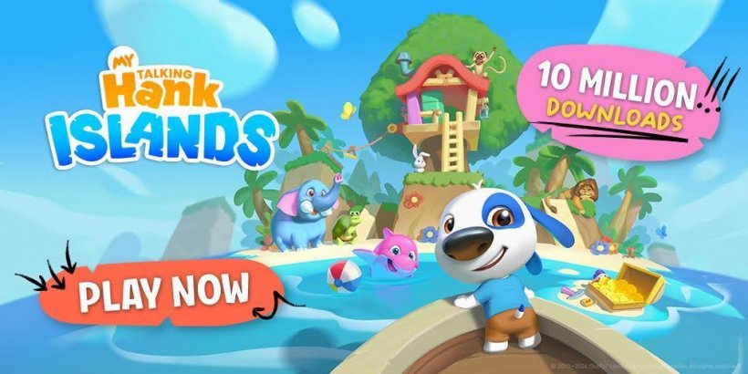 My Talking Hank: Islands tops the app store charts with over 10 million downloads in just one week