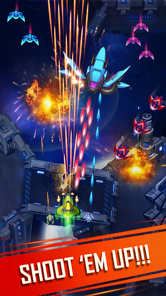 WindWings: Galaxy attack Pro Mod Zrzut ekranu 2