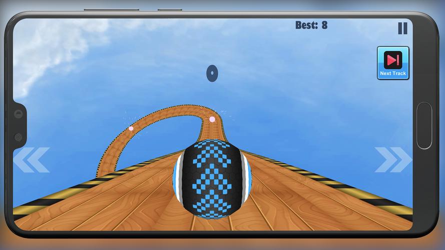 Rolling Ball Impossible road Tangkapan skrin 2