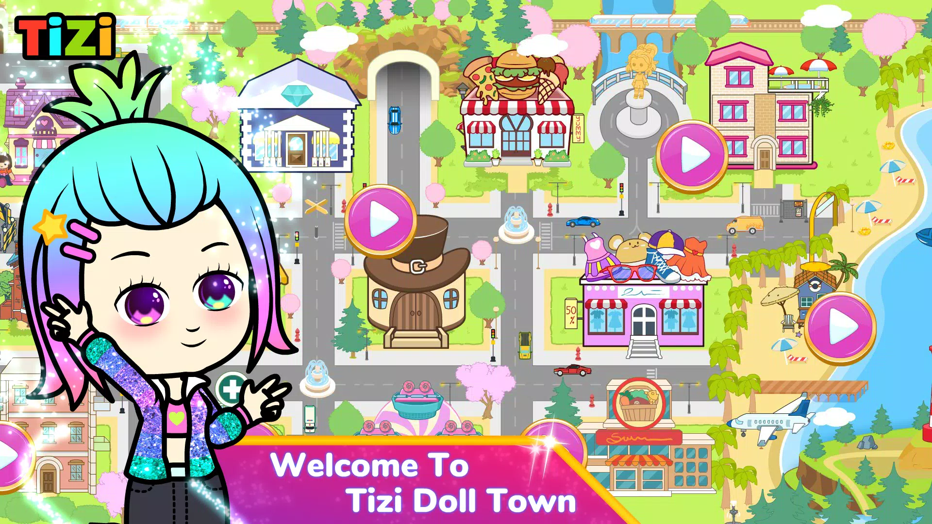Tizi Town: Doll Dress Up Games应用截图第1张