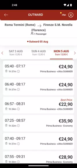 Italo: Italian Highspeed Train Screenshot 2