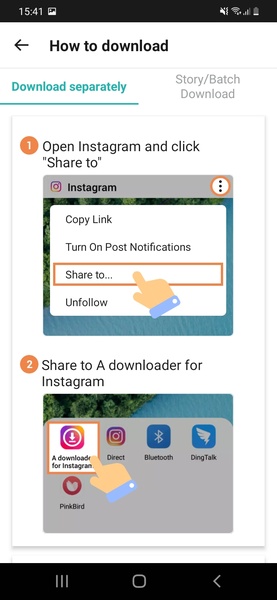 Video Downloader for Instagram Captura de pantalla 2