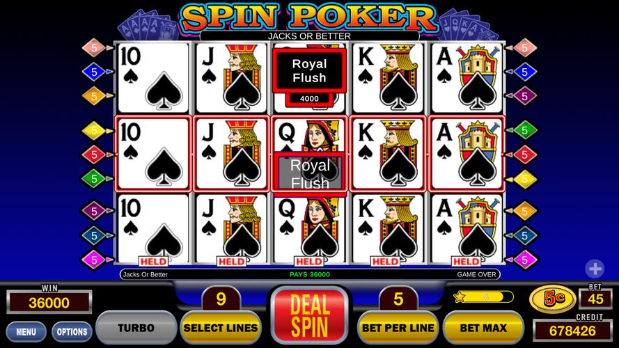 Spin Poker™ Casino Video Slots Zrzut ekranu 4