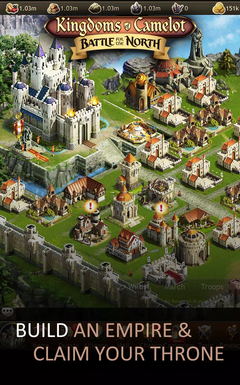 Kingdoms of Camelot: Battle Captura de pantalla 1