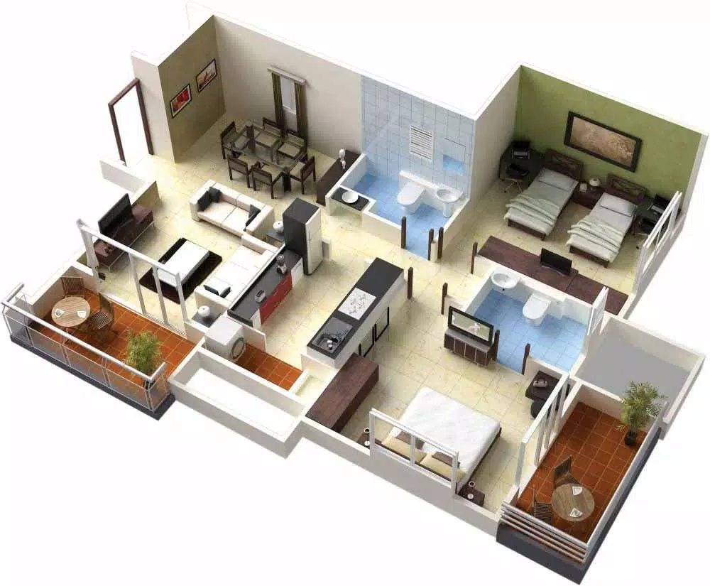 3D small house design应用截图第3张