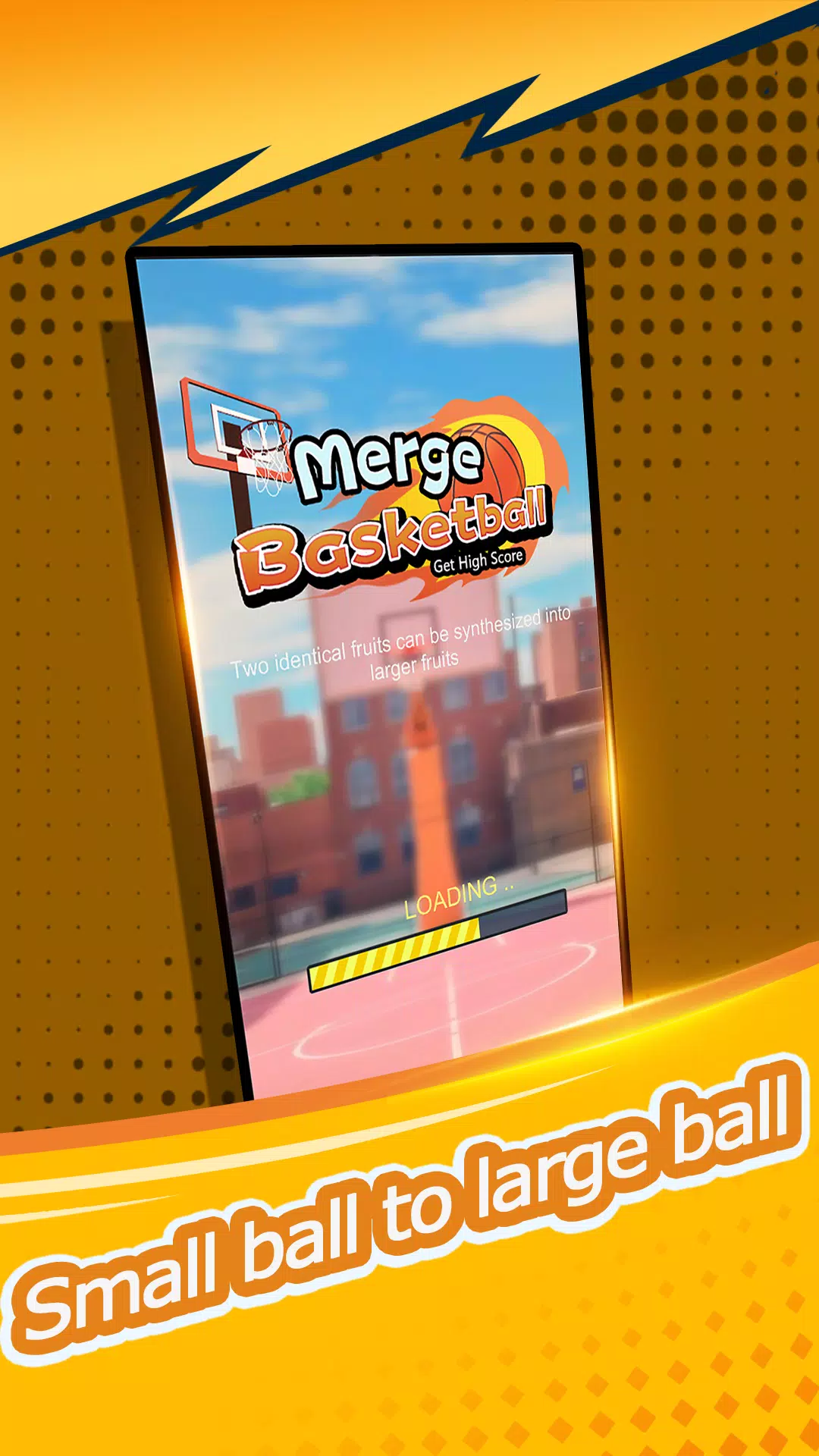 Merge Basketball:Get HighScore スクリーンショット 1