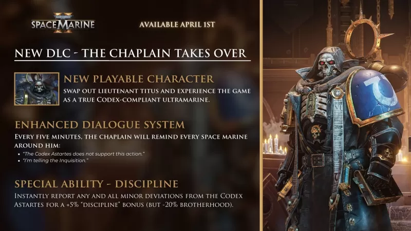 Tháng Tư Cá 'trò đùa tia lửa phấn khích cho Warhammer 40K: Space Marine 2 Tính năng