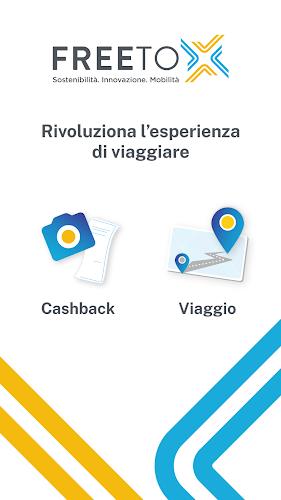 Free To X: Cashback e Viaggio Schermafbeelding 1