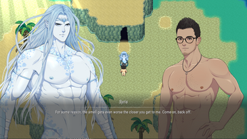 Baradise Escape: 18+ Adult Gay Bara Yaoi Survival Game Schermafbeelding 1