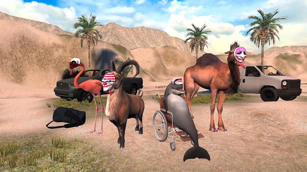 Goat Simulator Payday Ảnh chụp màn hình 1