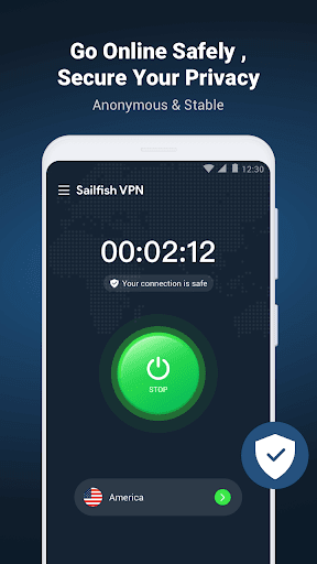 SailfishVPN - Fast, Secure VPN ภาพหน้าจอ 4